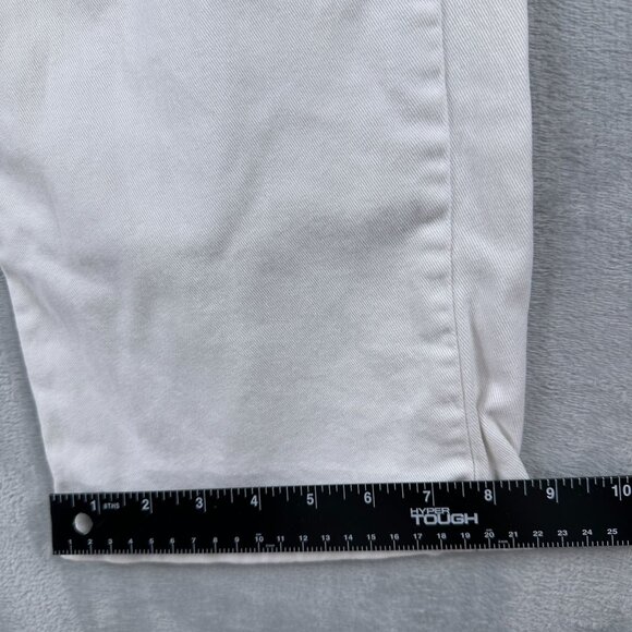 Croft & Barrow Wide Leg Jeans Womens Size 12 Average Natural Fit Stretch White - Picture 11 of 12